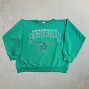 J- Vintage '91 Minnesota North Stars NHL Graphic Made In USA Crewneck - XL