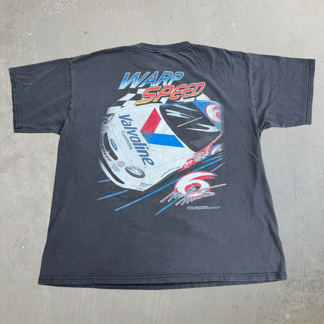 J- Vintage '99 Nascar Mark Martin Car Graphic Tee - XL