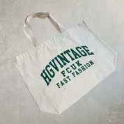 J- HG Vintage Fcuk Fast Fashion Tote Bag - Kelly Green