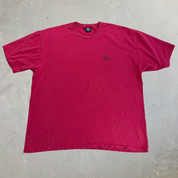J- Vintage Stussy Cursive Text Logo Tee - XL