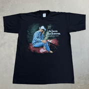 J- Vintage '95 Alan Jackson Everything I Love Picture Graphic Tee - L