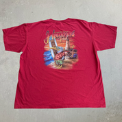 J- Vintage 2010s Howards Pub North Carolina Graphic Red Anvil Tag Tee - 2XL