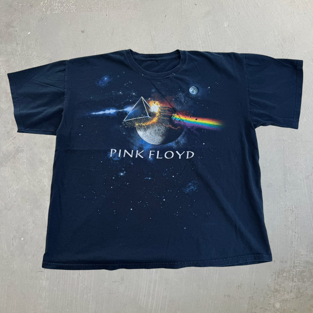 J- Vintage Pink Floyd Dark Side Of The Moon Graphic Tee - XL