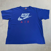 J- Vintage 90s Nike Air & Swoosh Graphic Single Stitch Tee - XL