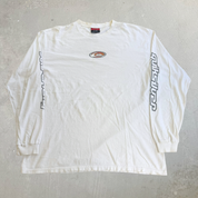 J- Vintage Quicksilver Boarding Company Graphic Long Sleeve Tee - XL