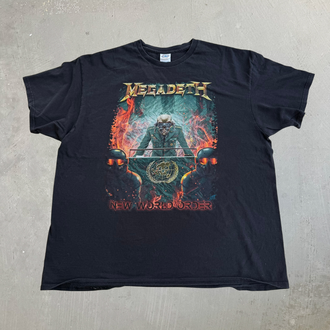 J- '17 Megadeth New World Order Graphic Tee - XL