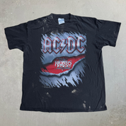 J- Vintage '90 AC/DC The Razor's Edge Tour Graphic Made In USA Single Stitch Brockum Tag Tee - L