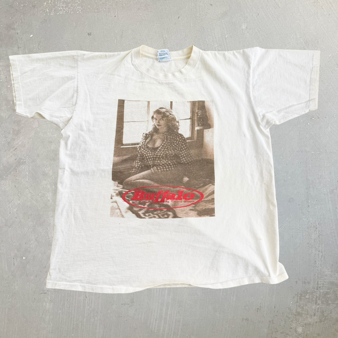 J- Vintage Buffalo By David Bitton Picture Single Stitch Tee - XL