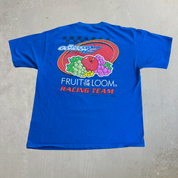 J- Vintage '04 Nascar Robby Gordon Fruit Of The Loom Racing Team Car Graphic Tee - XL