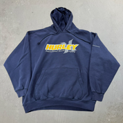 J- Vintage Hurley International Freedom Company Navy Hoodie - XL