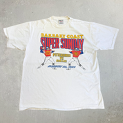 J- Vintage '96 Barbary Coast Super Sunday Pittsburgh Vs Dallas Single Stitch Tee - XL