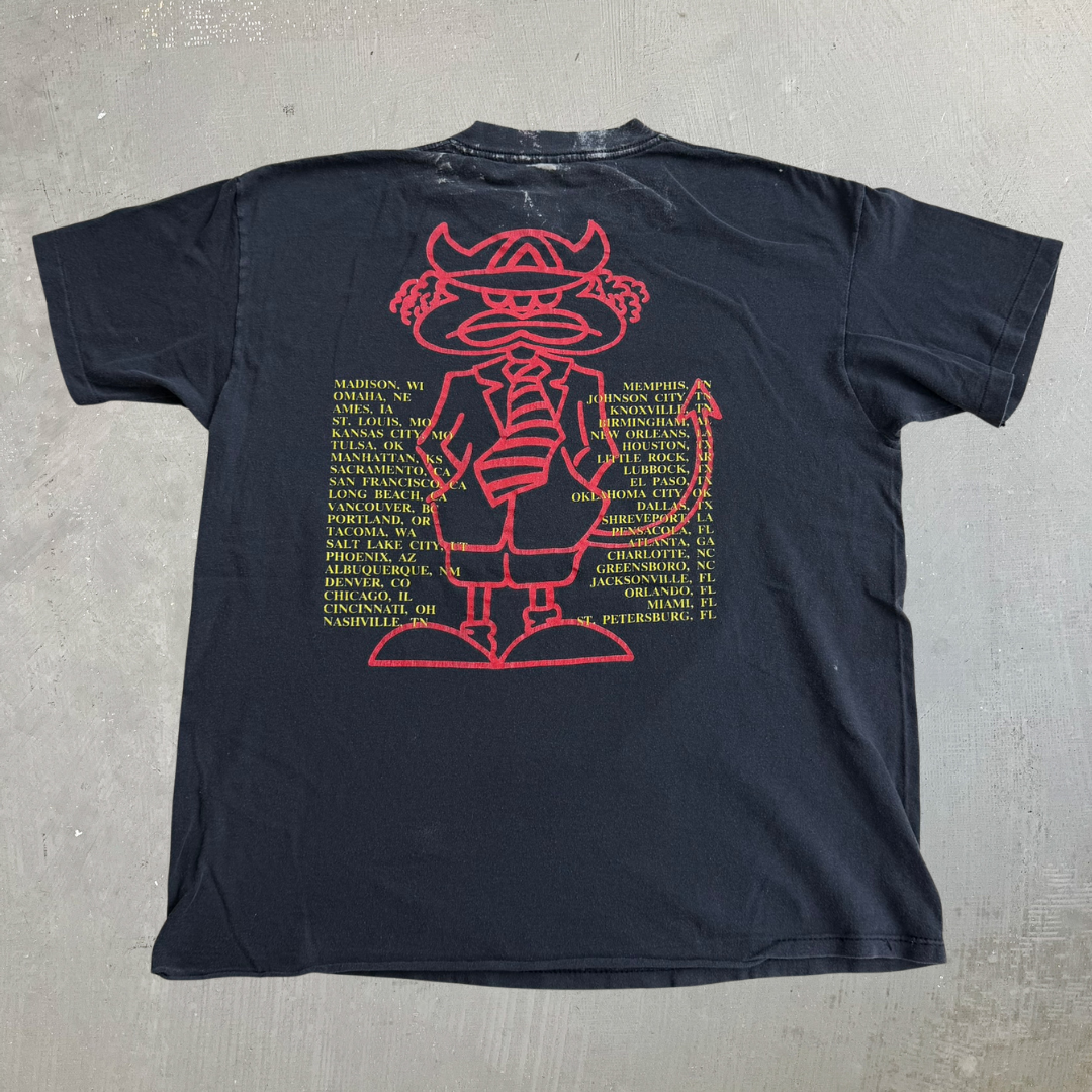 J- Vintage '90 AC/DC The Razor's Edge Tour Graphic Made In USA Single Stitch Brockum Tag Tee - L