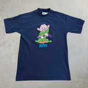 J- Vintage Disney Dopey Embroidered Character & Text Graphic Tee - L