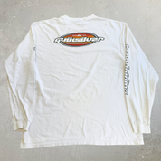 J- Vintage Quicksilver Boarding Company Graphic Long Sleeve Tee - XL