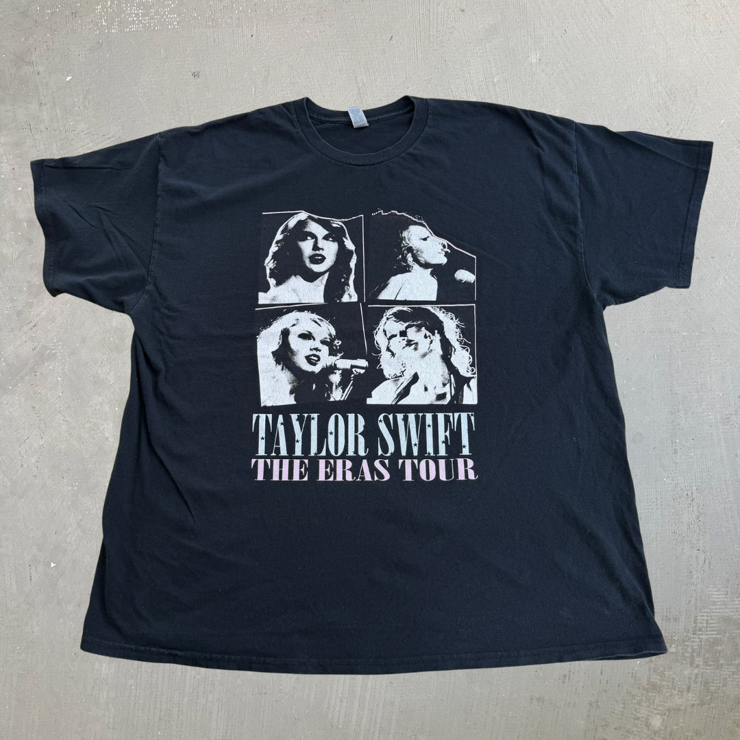 J- Taylor Swift The Eras Tour Picture & Text Graphic Tee - 2XL