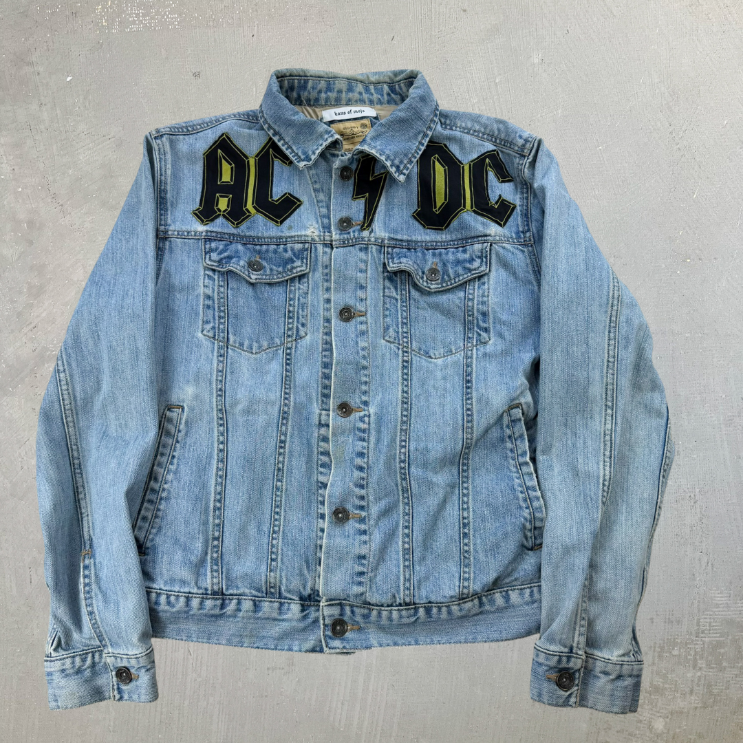 J- HOM AC/DC In Japan Old Navy Reworked Denim Jacket - M – HG VINTAGE