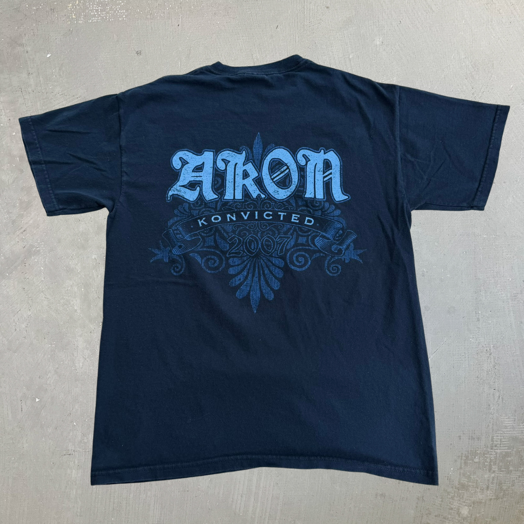J- Vintage Akon Konvicted Picture Graphic Tee - M