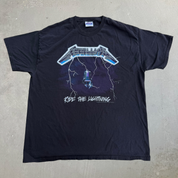 J- Vintage '07 Metallica Ride The Lightning Graphic Reprint Tee - XL