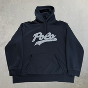 J- Polo RL Embroidered Text Hoodie - 2XL