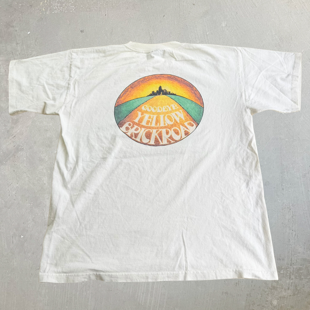 J- Vintage '97 Elton John Goodbye Yellow Brick Road Made In USA Tee - XL