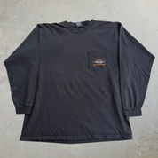 J- Vintage '99 Harley Davidson Golden Gate Bridge Live To Ride Made In USA Long Sleeve Tee - XL