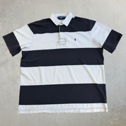 Vintage Polo Sport RL Embroidered Logo Short Sleeve Rugby Shirt - XL