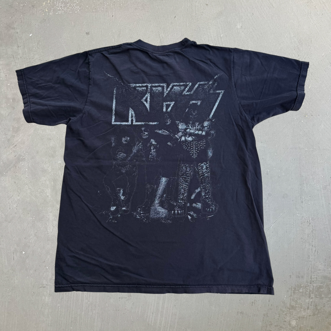 J- Vintage Kiss Graphic Heavy Metal Tag Tee - M
