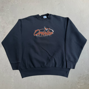 J- Vintage '98 Baltimore Orioles MLB Pro Player Embroidered Logo Made In USA Crewneck - XL