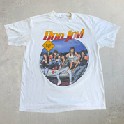 J- Vintage '87 Bon Jovi Slippery When Wet Tour Graphic Made In USA Single Stitch Tee - XL (fits L)