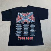 J- Vintage '10 Lynyrd Skynyrd Tour Southern Rocks Finest Picture Tee - L