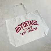 J- HG Vintage Fcuk Fast Fashion Tote Bag - Red