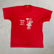 J- Vintage Italian Villa Neoga, IL Graphic Made In USA Single Stitch Tee - L