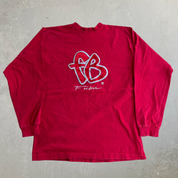 J- Vintage Fubu Embroidered Logo Graphic Long Sleeve Tee - M
