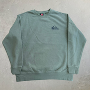 J- Vintage Quicksilver Logo Graphic Crewneck - M