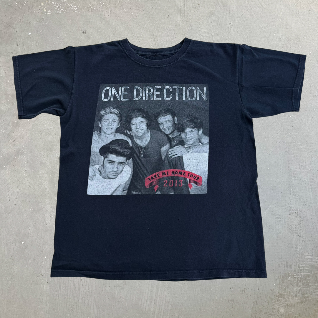 J- 2013 One Direction Take Me Home Tour Picture Tee - L