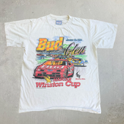 J- Vintage '94 Nascar Winston Cup Bud At The Glen Graphic Made In USA Single Stitch Tee - M