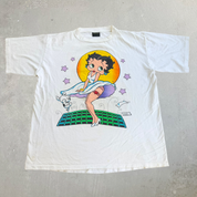 J- Vintage '94 Betty Boop Marylin Monroe Pose Graphic Made In USA Single Stitch Tee - XL