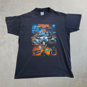 J- Vintage '90 Sturgis Bike Week Graphic Made In USA Single Stitch Tee - L