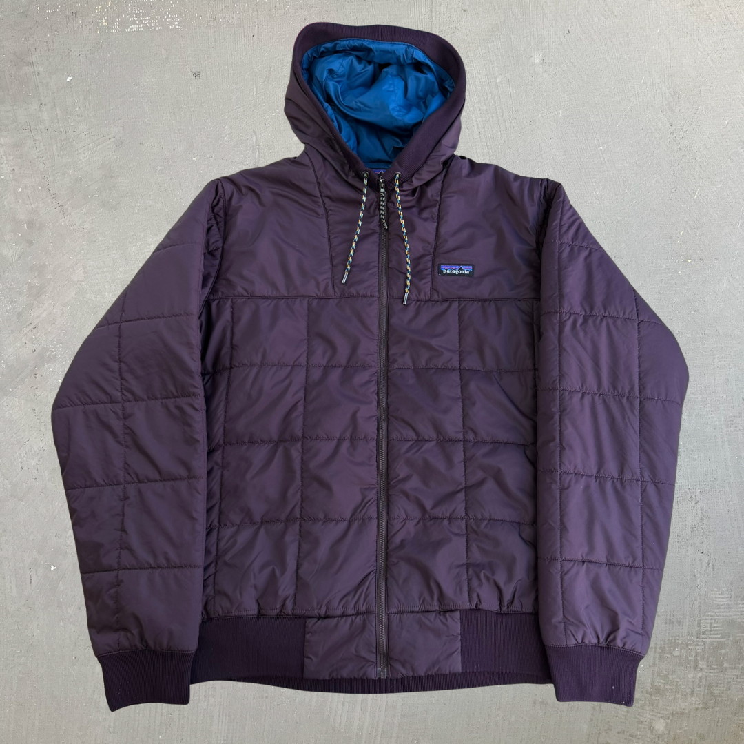 Vintage Patagonia Zip Up Hooded Winter Jacket - L