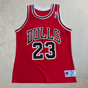 J- Vintage Chicago Bulls Michael Jordan NBA Champions Made In USA Basketball Jersey - 40 (fits M)