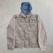 Levi's Sherpa Lined Canvas Hooded Jacket - M