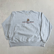 J- Vintage Ottawa Senator NHL Embroidered Logo Made In Canada Crewneck - XL