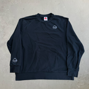 J- Vintage Kappa Embroidered Logo & Text Crewneck - L