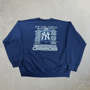 J- Vintage '09 New York Yankees MLB World Series Champions Graphic Crewneck - L