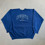 J- Vintage 90s Dallas Cowboys NFL Puma Embroidered Logo Crewneck - L
