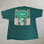 J- Vintage '05 New York Jets NFL Roster Picture Graphic Tee - 2XL