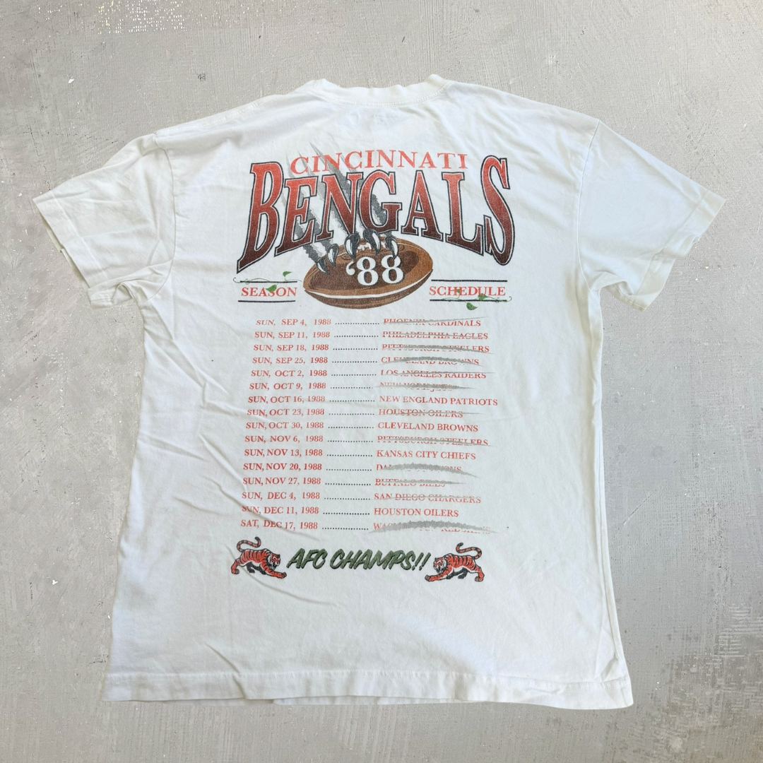 J-  Abercrombie & Fitch NFL Cincinnati Bengals 1988 AFC Champs Graphic Tee - XL