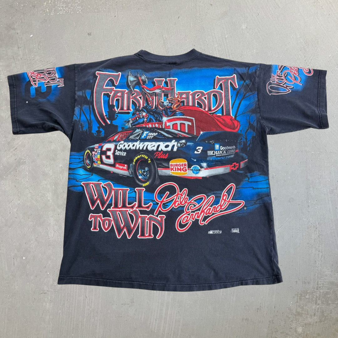 J- Vintage '98 Nascar Dale Earnhardt The Quest For The Spirit Within Tee - XL