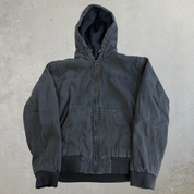 Vintage G.H Bass Co Sherpa Lined Canvas Hooded Work Jacket - M