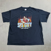 J- Vintage Las Vegas Sin City Its Time To Play Graphic Tennessee River Tag Tee - XL